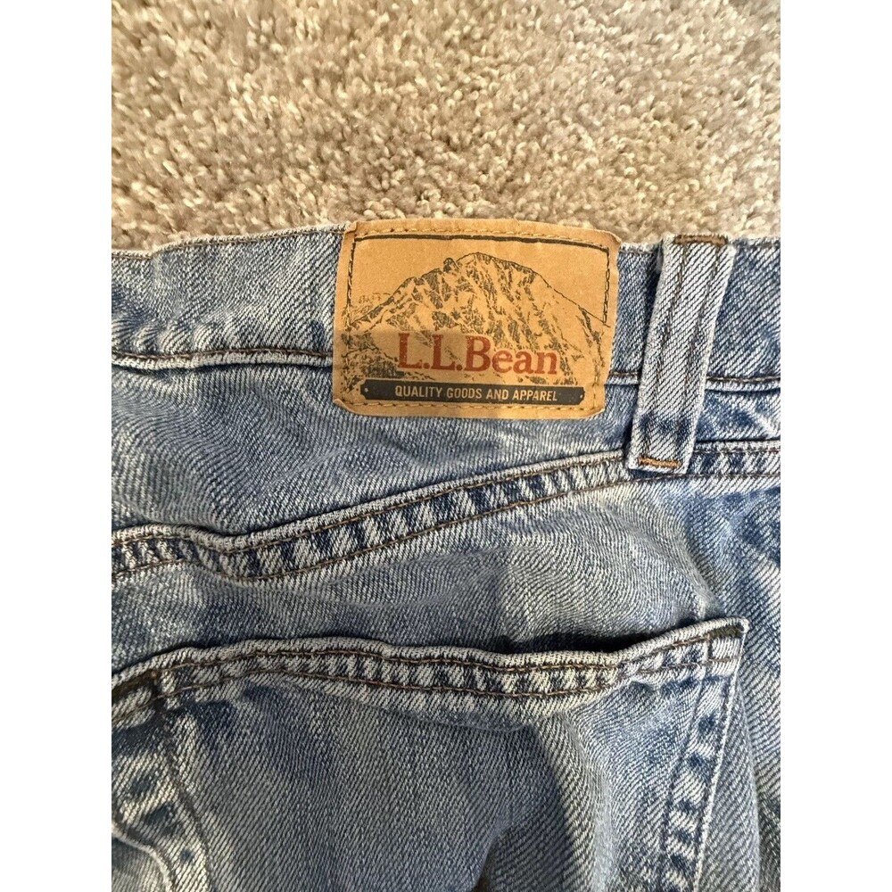 LL Bean Jeans Mens 32x29 Blue Denim Classic Fit Straight Leg 5 Pocket